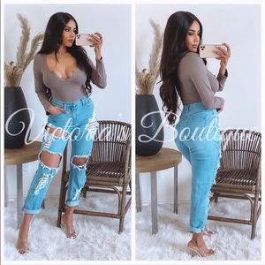 Cute distressed jeans